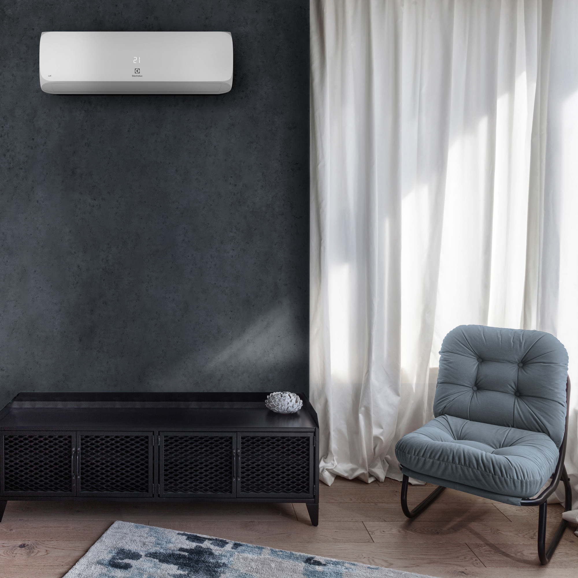 Сплит-система Electrolux Loft EACS-07HAL/N8 комплект — детальное фото, обзор