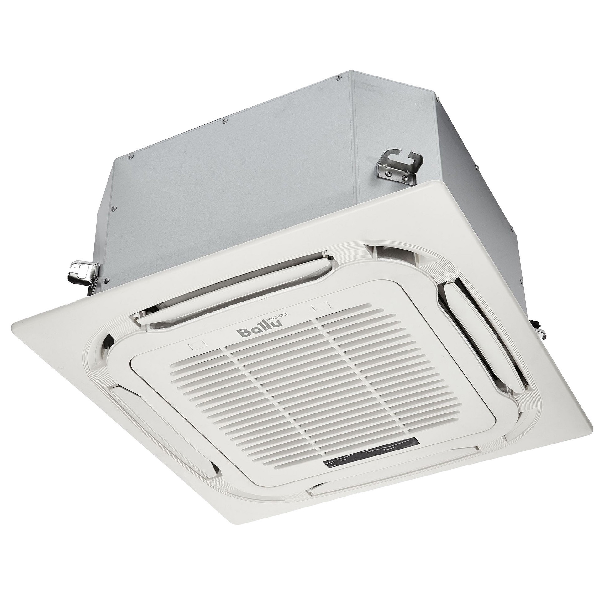 Комплект Ballu Machine BLC_C-12HN1_21Y (compact) полупромышленной сплит-системы, кассетного типа — детальное фото, обзор