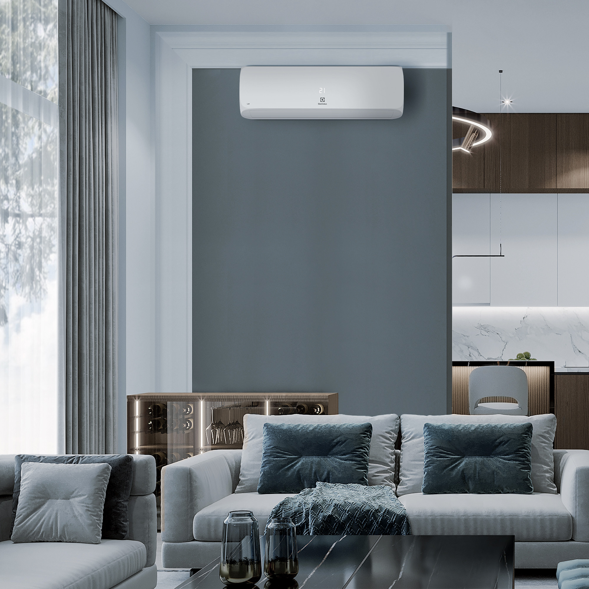 Сплит-система Electrolux Loft EACS-07HAL/N8 комплект — детальное фото, обзор