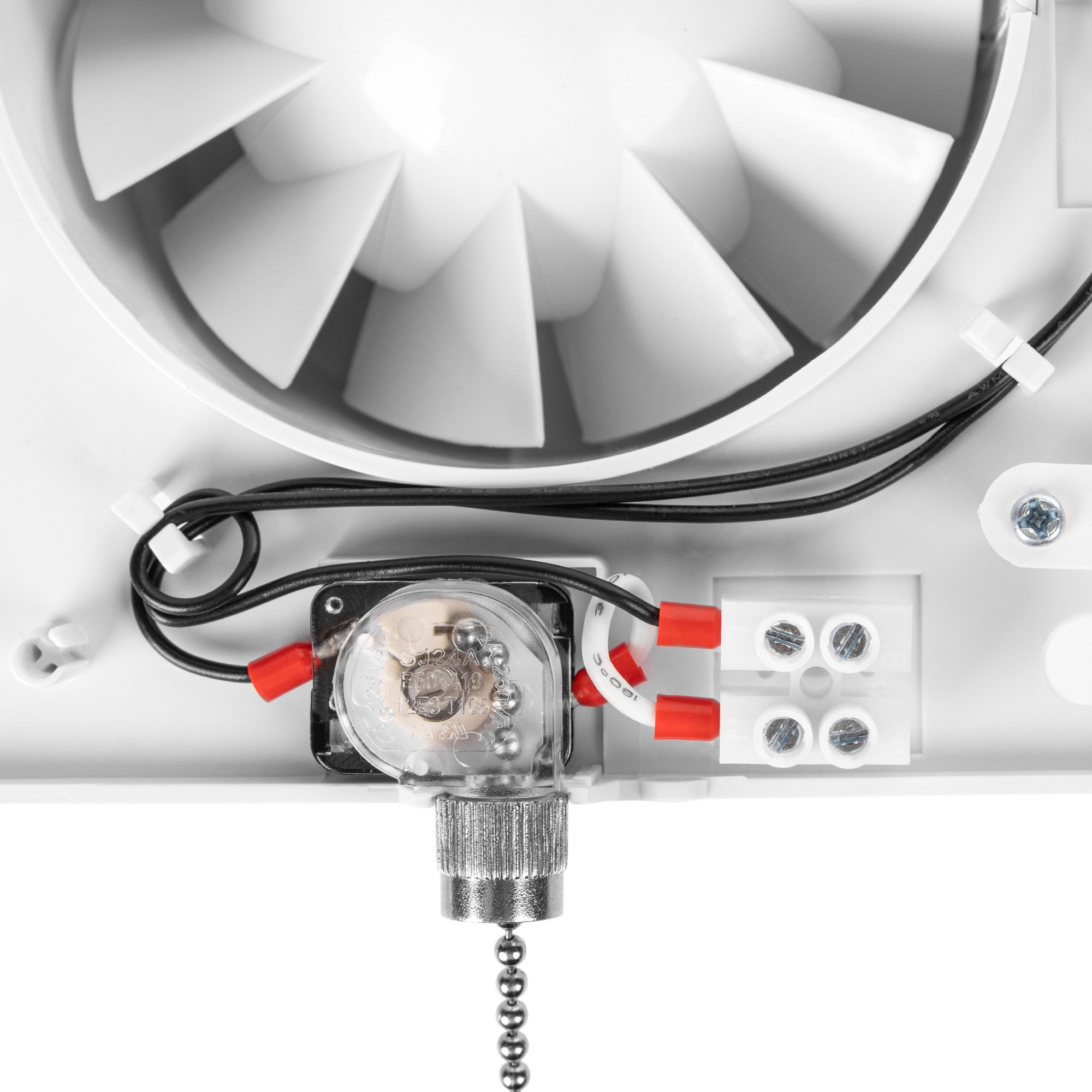 Вентилятор вытяжной Royal Thermo Sunset RAFS 100 P с тяговым выключателем — детальное фото, обзор