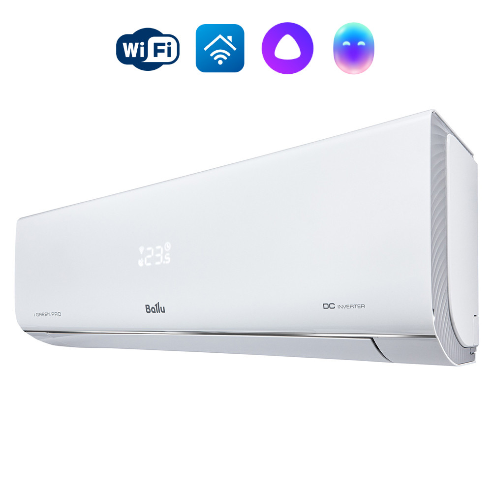 Сплит-система инверторного типа Ballu iGreen Pro DC BSAGI-09HN8_V4 комплект — детальное фото, обзор