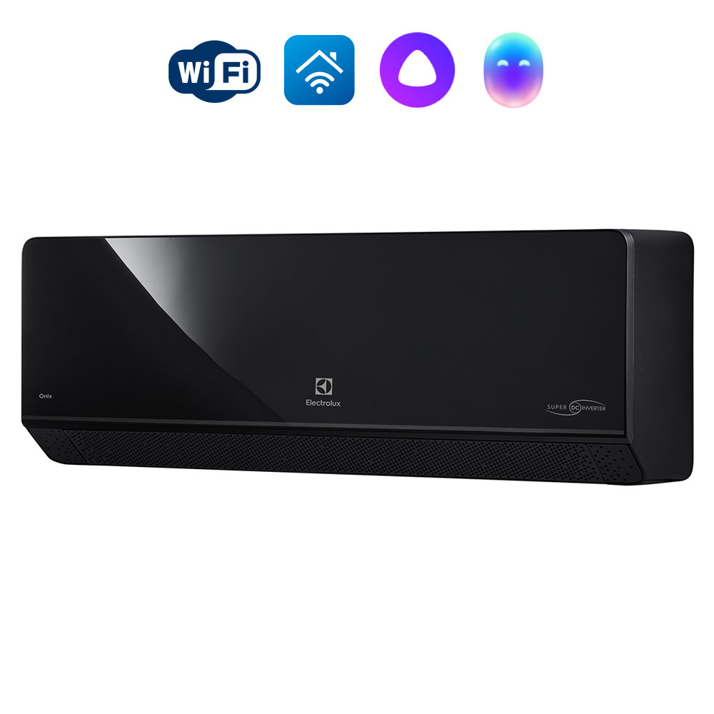 Сплит-система инверторного типа Electrolux Onix Super DC EACS/I-18HIX-BLACK/N8 комплект — детальное фото, обзор