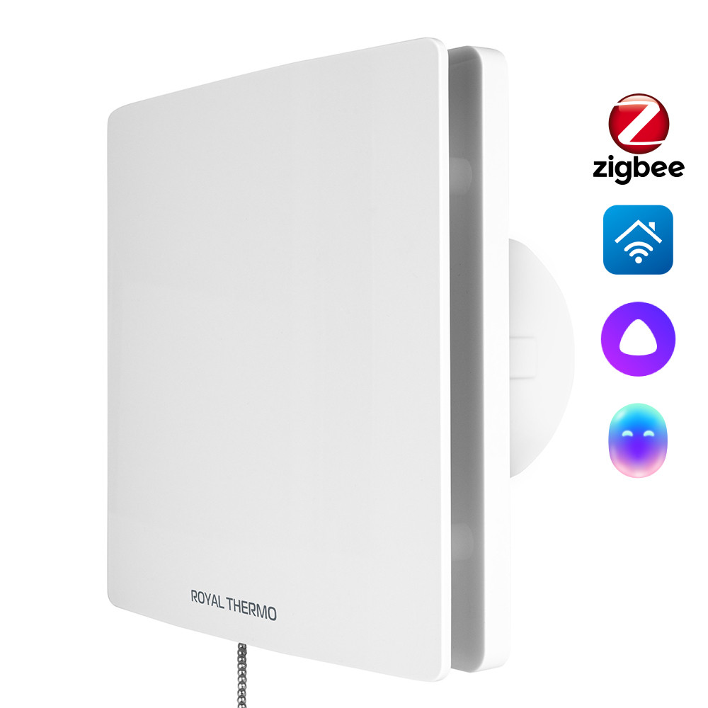 Вентилятор вытяжной Royal Thermo Sunset RAFS 100 P с тяговым выключателем — детальное фото, обзор