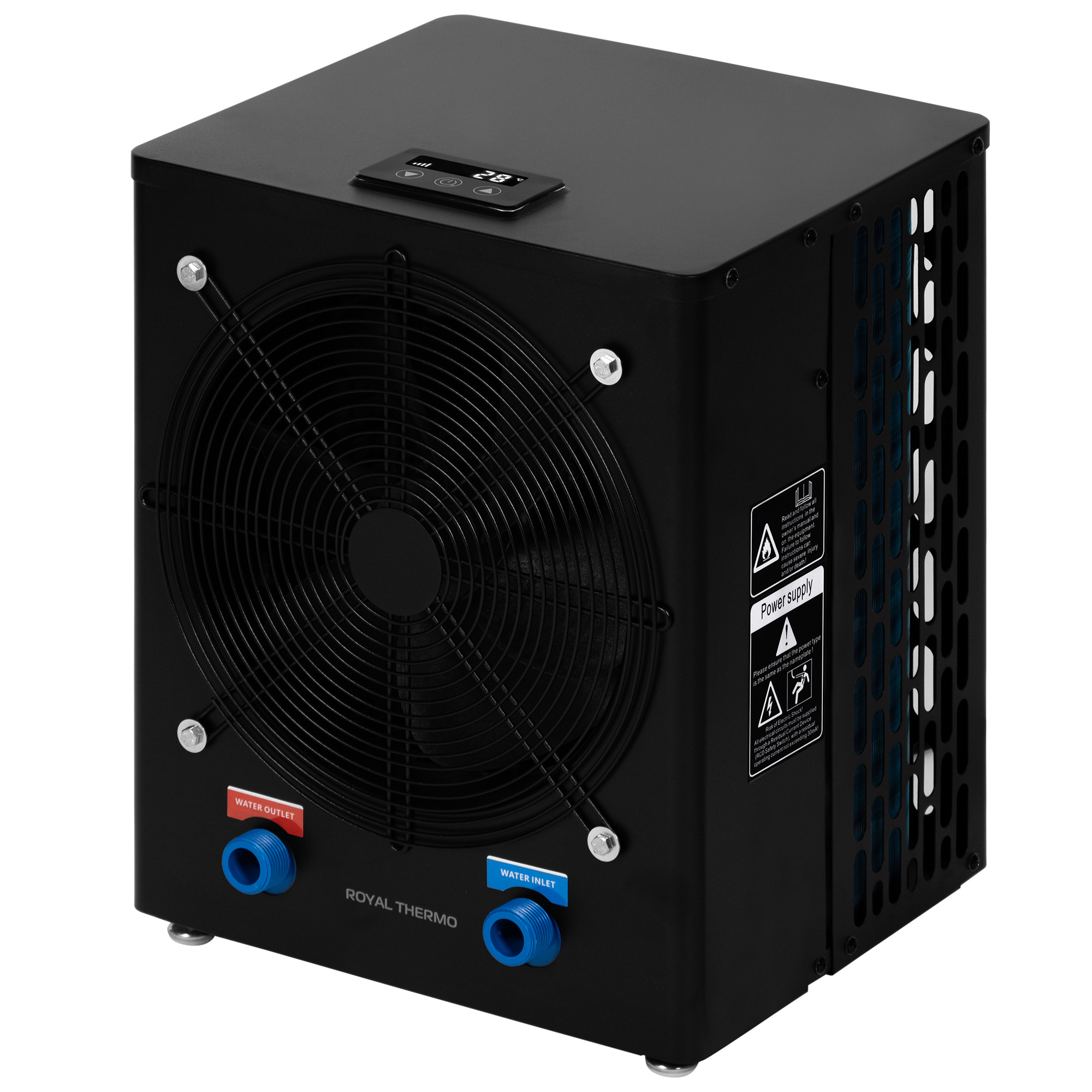 Тепловой насос для бассейна Royal Thermo MasterHeat Mini RTM-15MHN8 — детальное фото, обзор