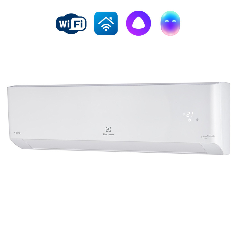 Сплит-система инверторного типа Electrolux Viking 2.0. Super DC Inverter EACS/I-09HVI/N8_21Y комплект — детальное фото, обзор