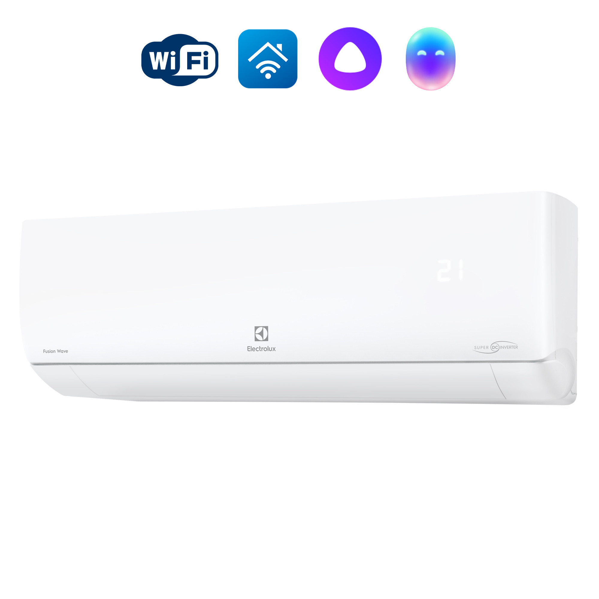 Сплит-система инверторного типа Electrolux Fusion Wave Super DC EACS/I-18HFW/N8_V2 комплект — детальное фото, обзор