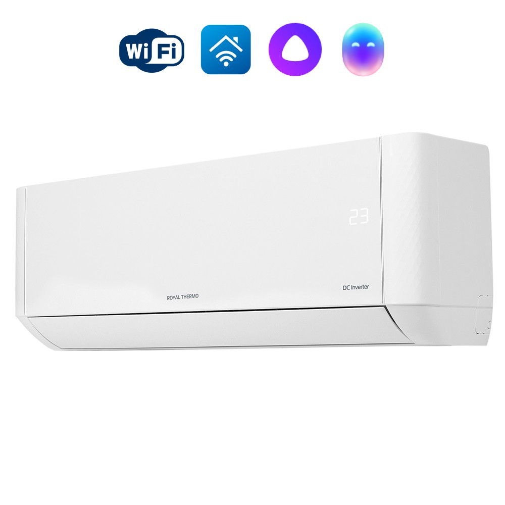 Сплит-система инверторного типа Royal Thermo Barocco DC RTBI-18HN8_V2/white комплект — детальное фото, обзор