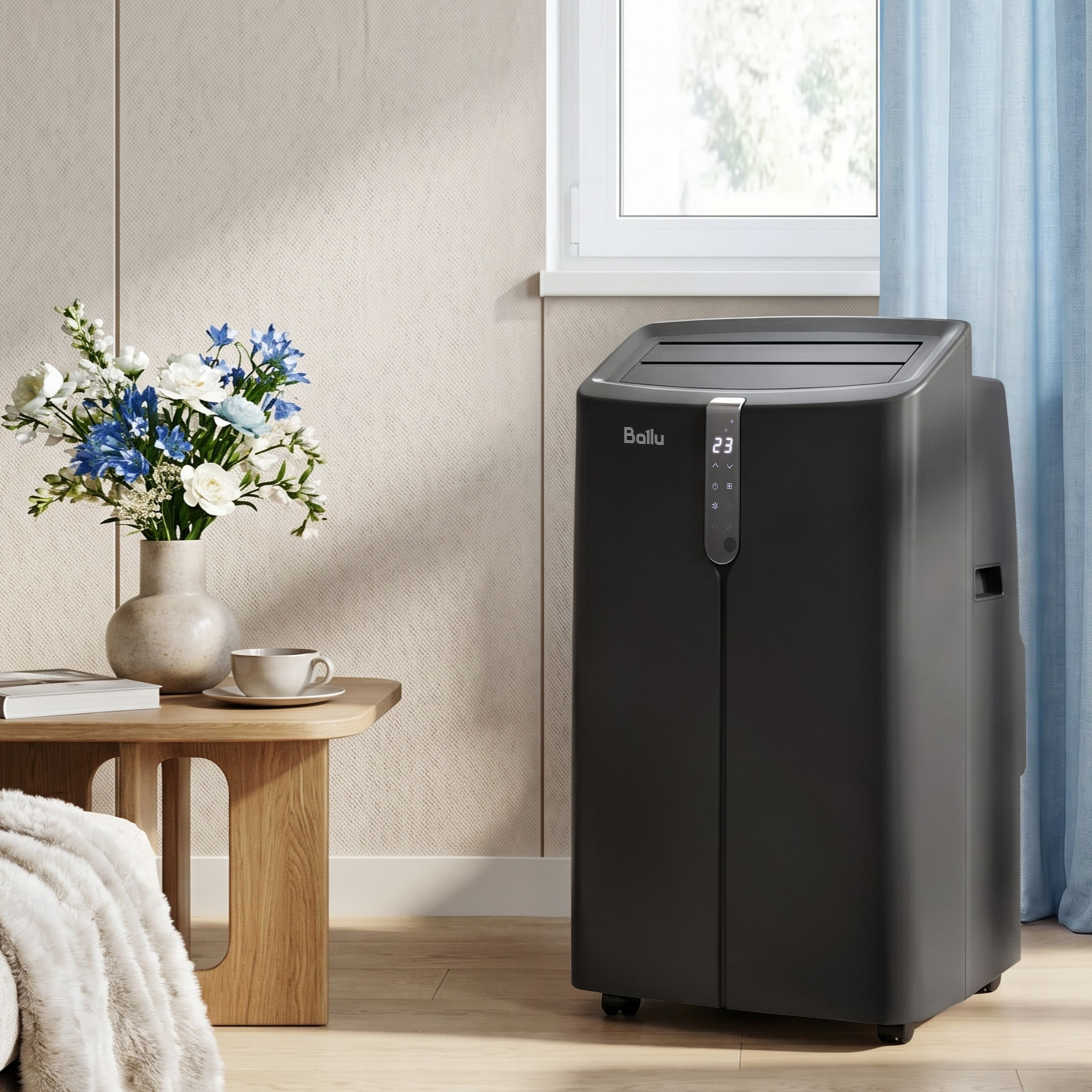 Кондиционер мобильный Ballu Smart Inverter BPAC-14 IE/N6 — детальное фото, обзор