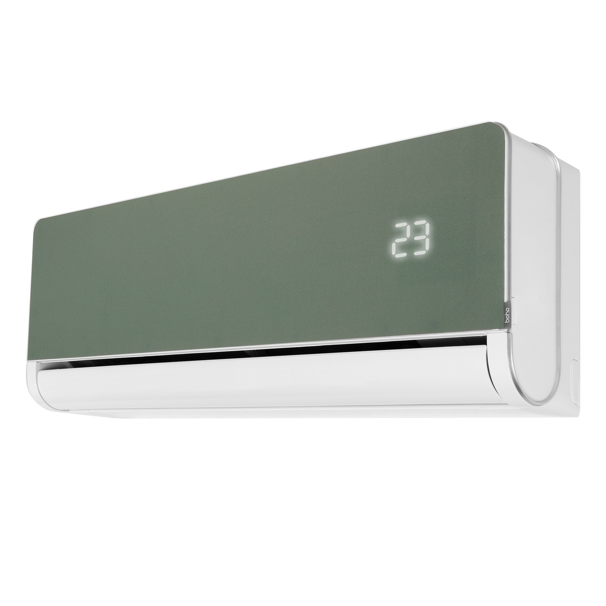 Панель для сплит-системы Ballu Boho DC inverter, цвет MYSTIQUE GREEN — детальное фото, обзор